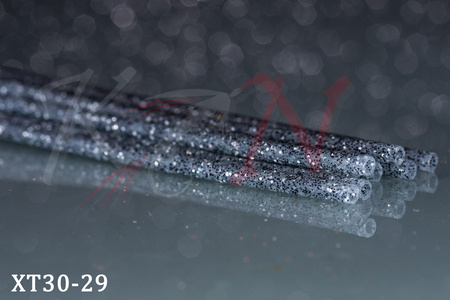 Outer tubes 3mm - 29 Clear + Black & Silver Glitter